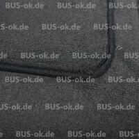 T4 Carpet for driver cabin, black, without central aisle 2