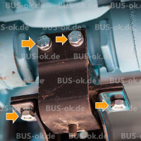 Type2 bay screw set for gear box mount  8.67 - 7.71 OEM part