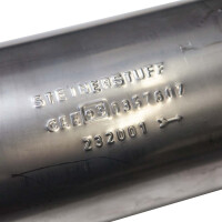 T3 JX Edelstahl-Auspuffanlage komplett mit Flexrohr, Endrohr
