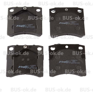 T4 Brake Pads Non Vented Discs 14" Wheels VW 7.91 -...