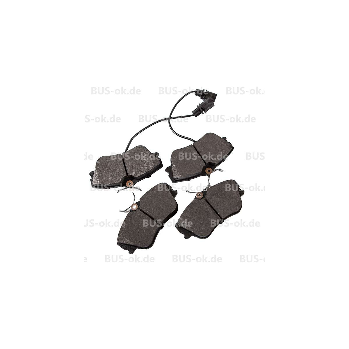 T4 Brake Pads non Vented Discs 15 Wheels with Wear Indicator Lucas VW, 44,50