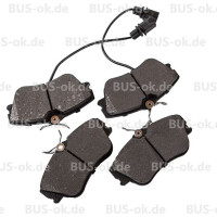 T4 Brake Pads non Vented Discs 15" Wheels with Wear Ind