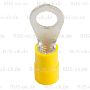 crimp-type cable socket, yellow for cable 4,0 - 6,0qmm M6