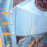 T2 Schraube Armaturenbrett 6 Stück Verglnr. N141401 2