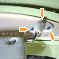 Type2 split screw to fix the sunvisor OEM partnr. N 114663 2