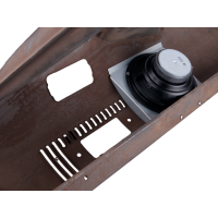 Type2 Split radio speaker mounting bracket and speaker 3.55 