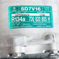 T4 Klimakompressor orig VW neu! Verglnr. 7D0820805 H 3