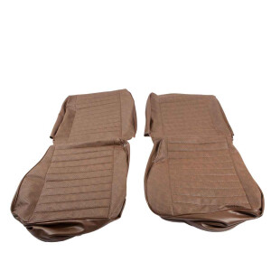 Type2 bay seat cover set black vinyl 08/67-07/73 both...