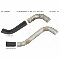 Type2 bay Fuel Filler Hose OEM partnr. 211201125D 3