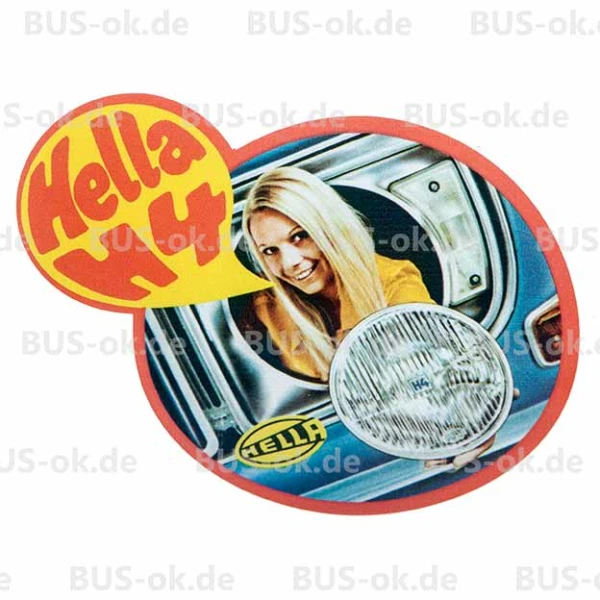 Pin up Sticker Vintage Retro Hella H4 gallery