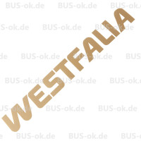 T2, T3, T4 sticker Westfalia goud, klein gallery