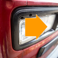 T25 Headlight insert High Beam (right-hand traffic only) OE-