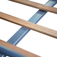 VW T25 s/s roof rack with solid beech slats 0,6m 2