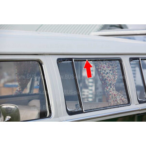 T2 bay WINDOW ALUMINUM TRIM, fits center side windows...