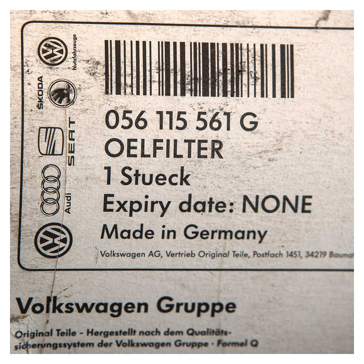 T4 Oil filter petrol 1,8l 2,0l, Febi or Meyle, 90 03, OEM partnr., 11