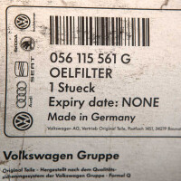 T4 Ölfilter 1,8 - 2,0 L Benzin Volkswagen Originalteil 