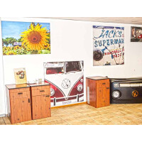 Leinwandbild Sonnenblumen mit  T2  Abm.120/80 3