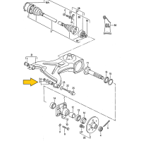 Type25 Washer,  rear arm bolts, Original part, Verglnr. 4815