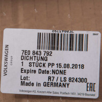 T5 T6 schuifdeurrubber rechts, orig. VW 7E0843792 2