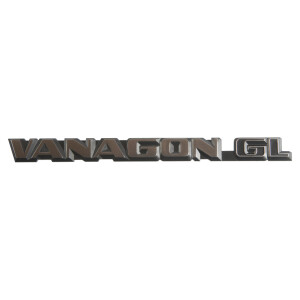 T3 Vanagon GL embleem zilver/chroom orig.VW 255853689P