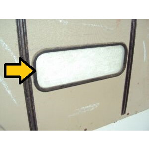 Type 2 split and bay  Cab divider window seal Verglnr....