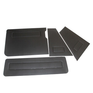 T25 Interior vinyl panel kit, 9 pcs., black