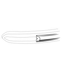 T1 deluxe trim rubber inzetstrip 241707000 3