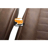 Type2 bay seat upholstery 08/1973-07/1976 brown 1/2 and 2/3 