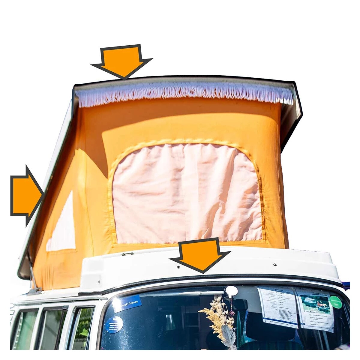 Type2 bay T25 Westfailia Roof Seal Kit, 131,00