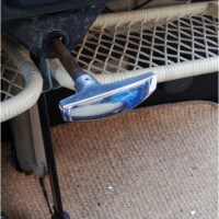 T2 Griff Handbremshebel Aluminium poliert 2