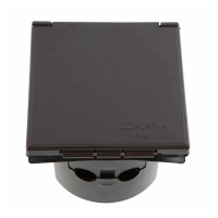 Stekkerdoos zwart 220V CEE 3