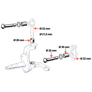 T1 bundbolzen set 3/50»7/63 211498041