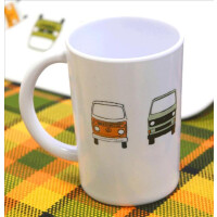 Melamine Mug with lucky buses 3