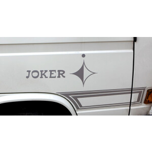 T3 stickerset "Joker" zilver 10-delig