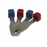 Type2 bay window heater control knobs 1968-1973 set of 4 3