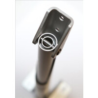 T2 Tischbein Aluminium ausklappbar 25,2 cm/ 46cm 2