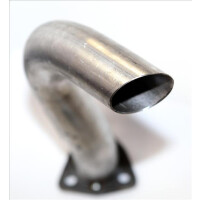 Type 25 Syncro Tail pipe, stainless steel, OEM partnr. 02525