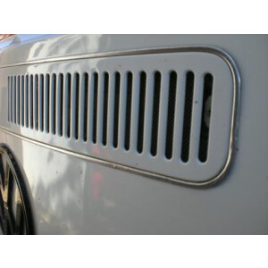 Type2 67-72 Vent grill trim early bay