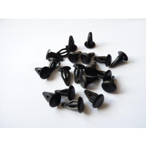 black trim clips, 20 pieces