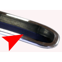Type2 early bay rear rubber trim for deluxe bumper 8.69 and 