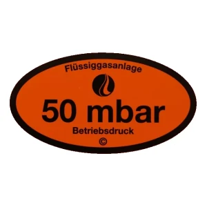 Sticker 50mbar