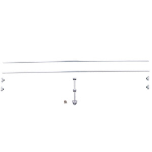 Type2 Split Bay 64-79 Jail Bar Set (For Rear Window) OEM