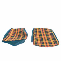 Type2 late bay Westfalia seat cover Yellow-Green 2