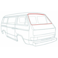 T25 Windscreen green with blue stripe and aerial 2