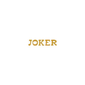 T3 Joker sticker goud NIEUWE VERSIE