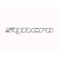 Type25 sticker syncro and 4wd, 3 parts BLACK 3