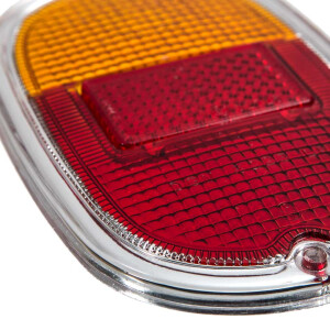 Type2 Split Tail Lamp Lens With Chrome Trim 8.61-7.67...