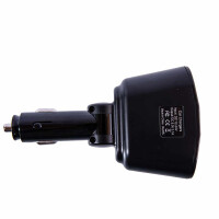 12V 2fach-Steckdose plus 2x USB mit Bordspannungsanzeige f&u