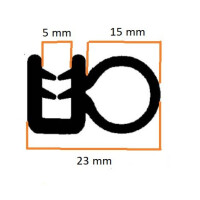 Type2 bay T25 Elevating Roof Seal (7.5m) 2