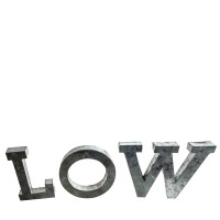 Garagenbuchstaben - Metallschrift - w,a,g,e,n,v,o,l,k,s als 